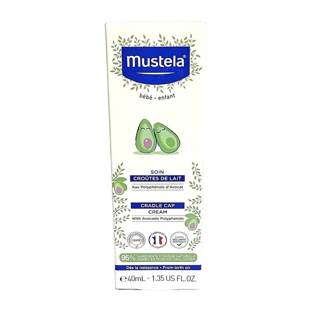 Mustela Fragrance Free Baby Cradle Cap Cream - 1.35 fl oz
